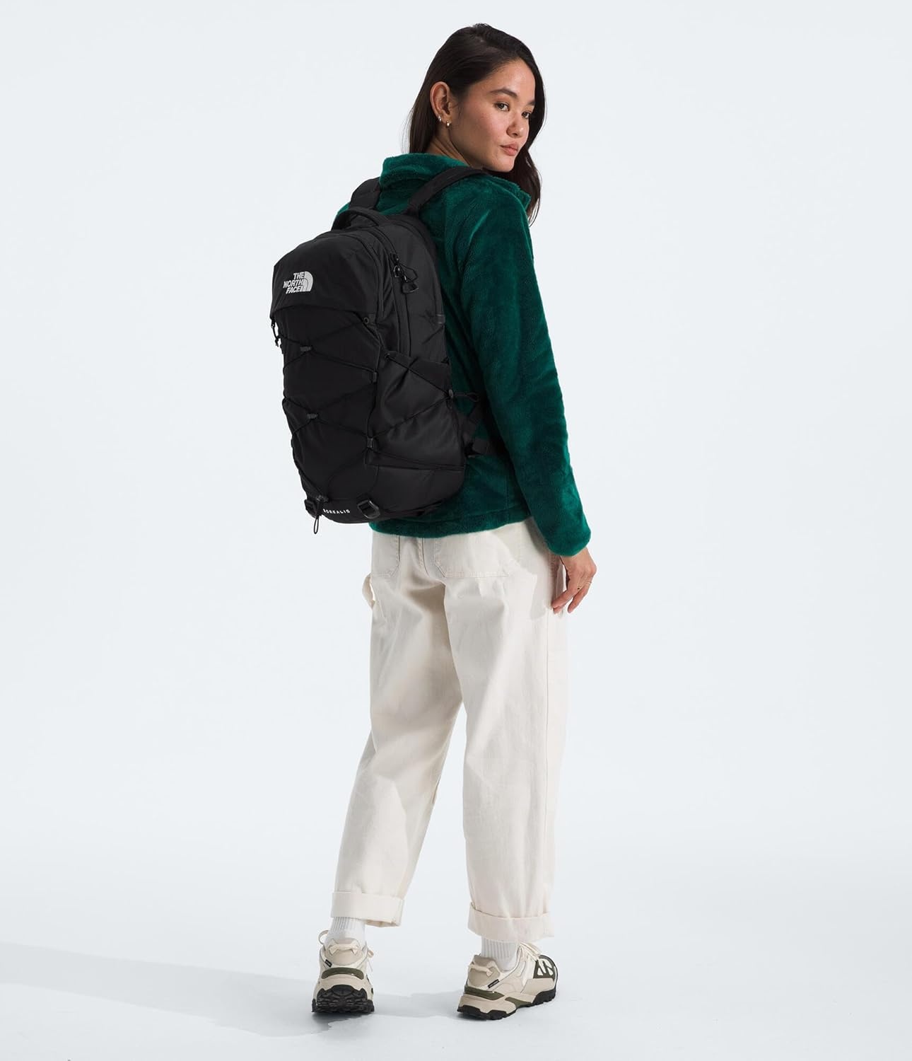 image:imageThe North Face Borealis Commuter Laptop Backpack Water Repellent Laptop Sleeve Large Main Compartment TNF BlackTNF BlackNPF One SizeTnf BlackTnf Blacknpf