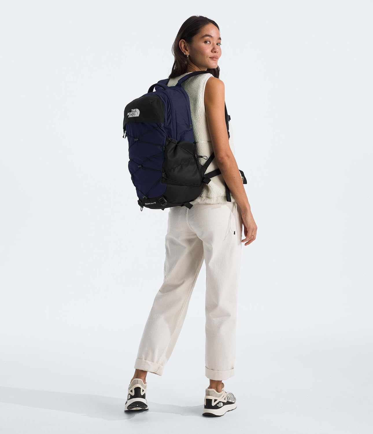 image:imageThe North Face Borealis Commuter Laptop Backpack Water Repellent Laptop Sleeve Large Main Compartment TNF BlackTNF BlackNPF One SizeTnf NavyTnf Blacknpf