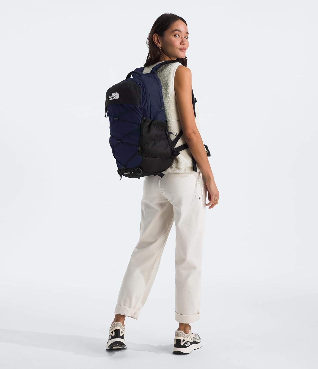 image:imageThe North Face Borealis Commuter Laptop Backpack Water Repellent Laptop Sleeve Large Main Compartment TNF BlackTNF BlackNPF One SizeTnf NavyTnf Blacknpf