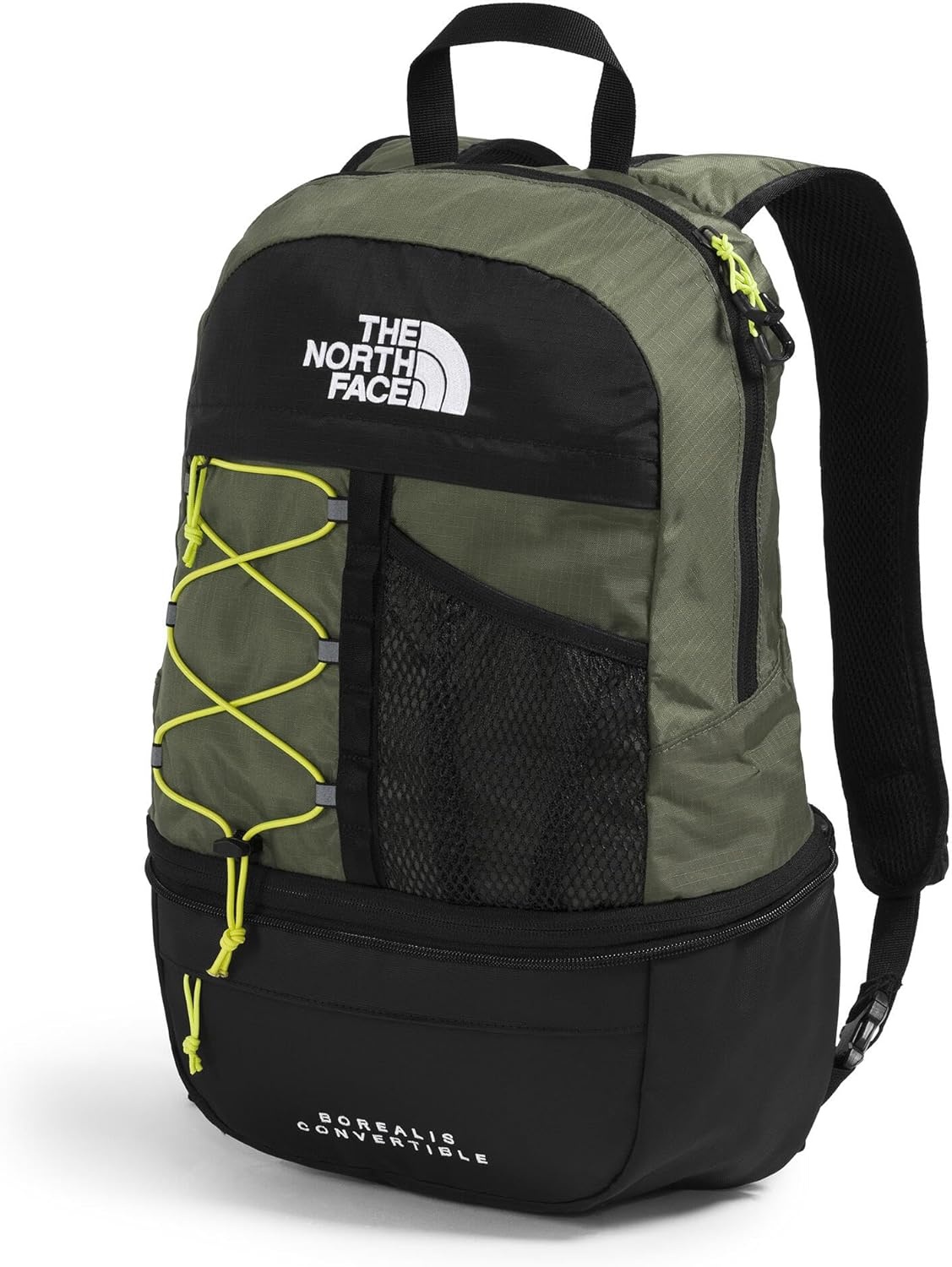 image:imageThe North Face Borealis Convertible Pack Commuter Laptop Backpack Removable Lumbar Pack Water Repellent Finish CedarLava Red One SizeNew Taupe GreenTnf BlackFizz Lime