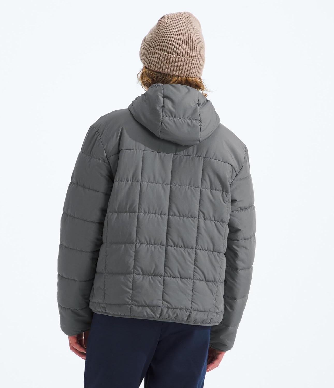 image:imageThe North Face Boys Reversible Shasta Full Zip Hooded JacketSmoked Pearl