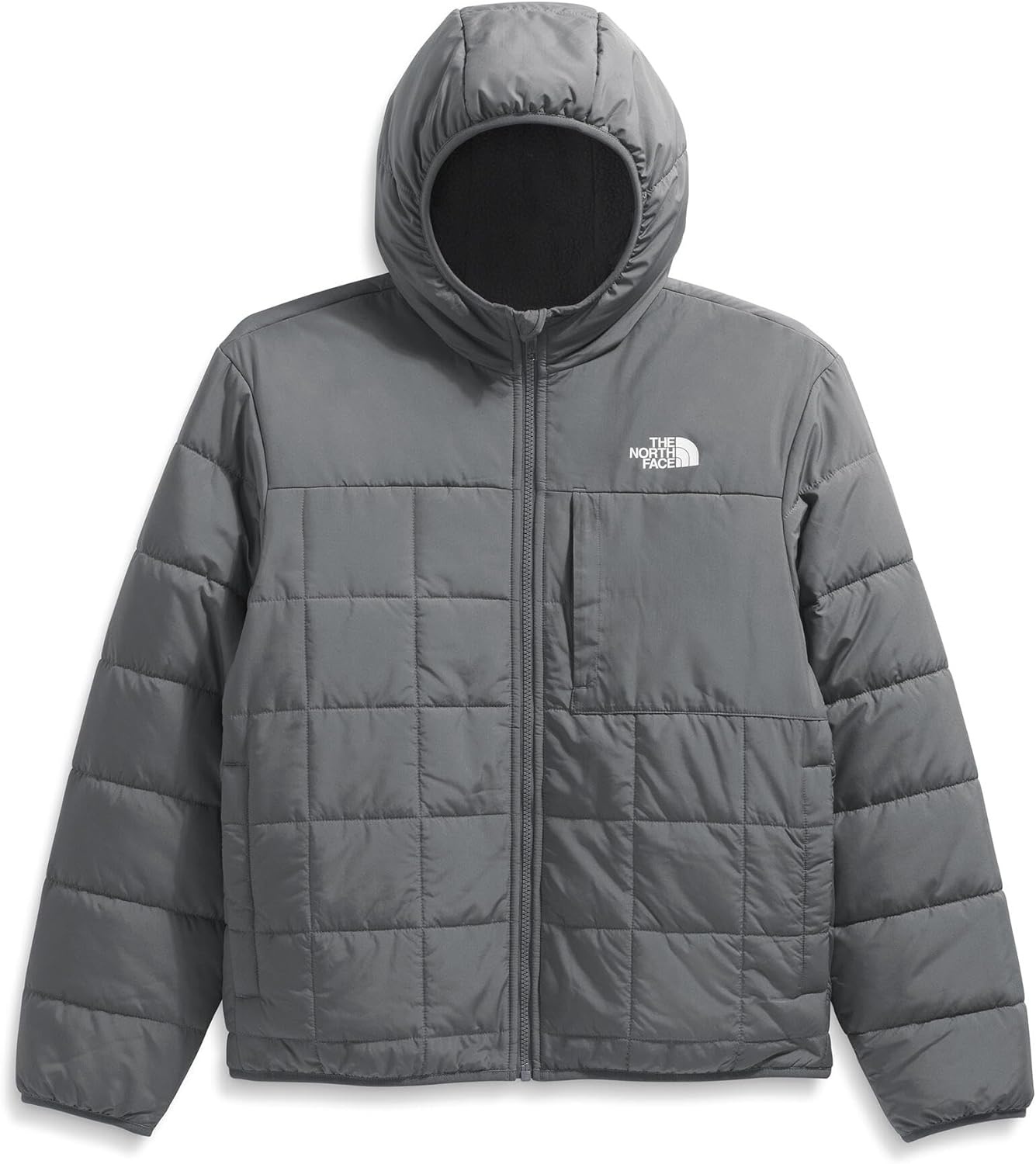 image:imageThe North Face Boys Reversible Shasta Full Zip Hooded JacketSmoked Pearl