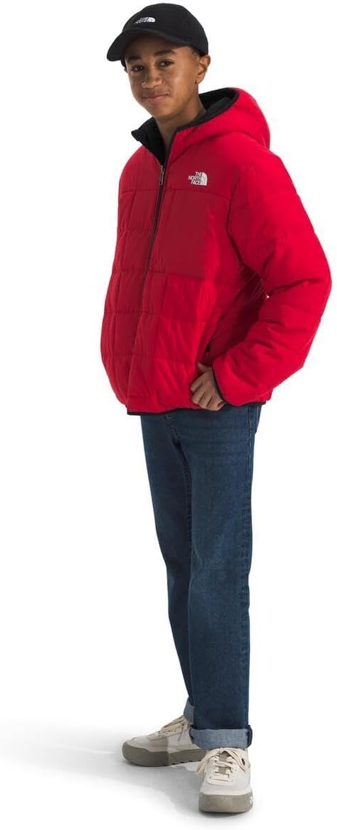 image:imageThe North Face Boys Reversible Shasta Full Zip Hooded JacketTnf Red