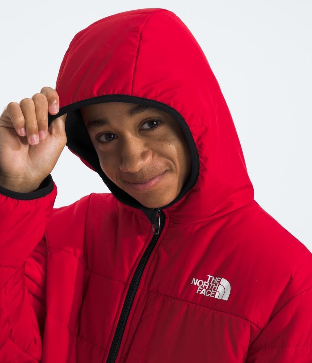 image:imageThe North Face Boys Reversible Shasta Full Zip Hooded JacketTnf Red