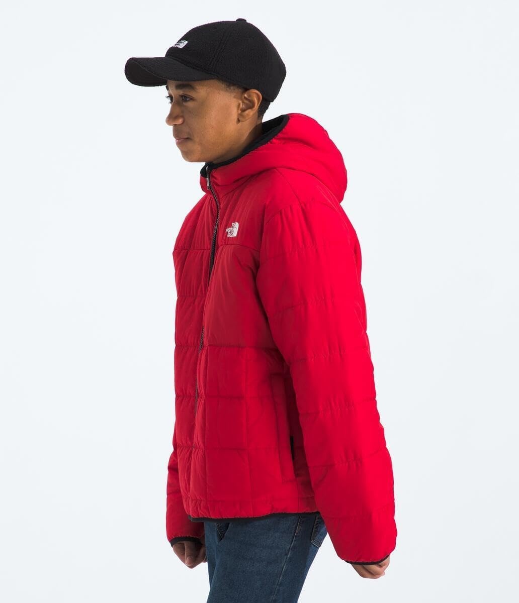 image:imageThe North Face Boys Reversible Shasta Full Zip Hooded JacketTnf Red