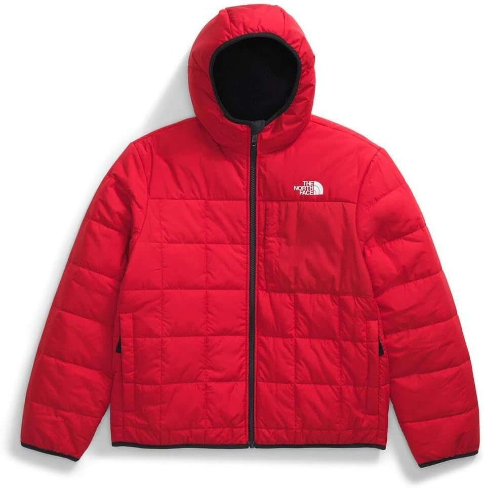 image:imageThe North Face Boys Reversible Shasta Full Zip Hooded JacketTnf Red