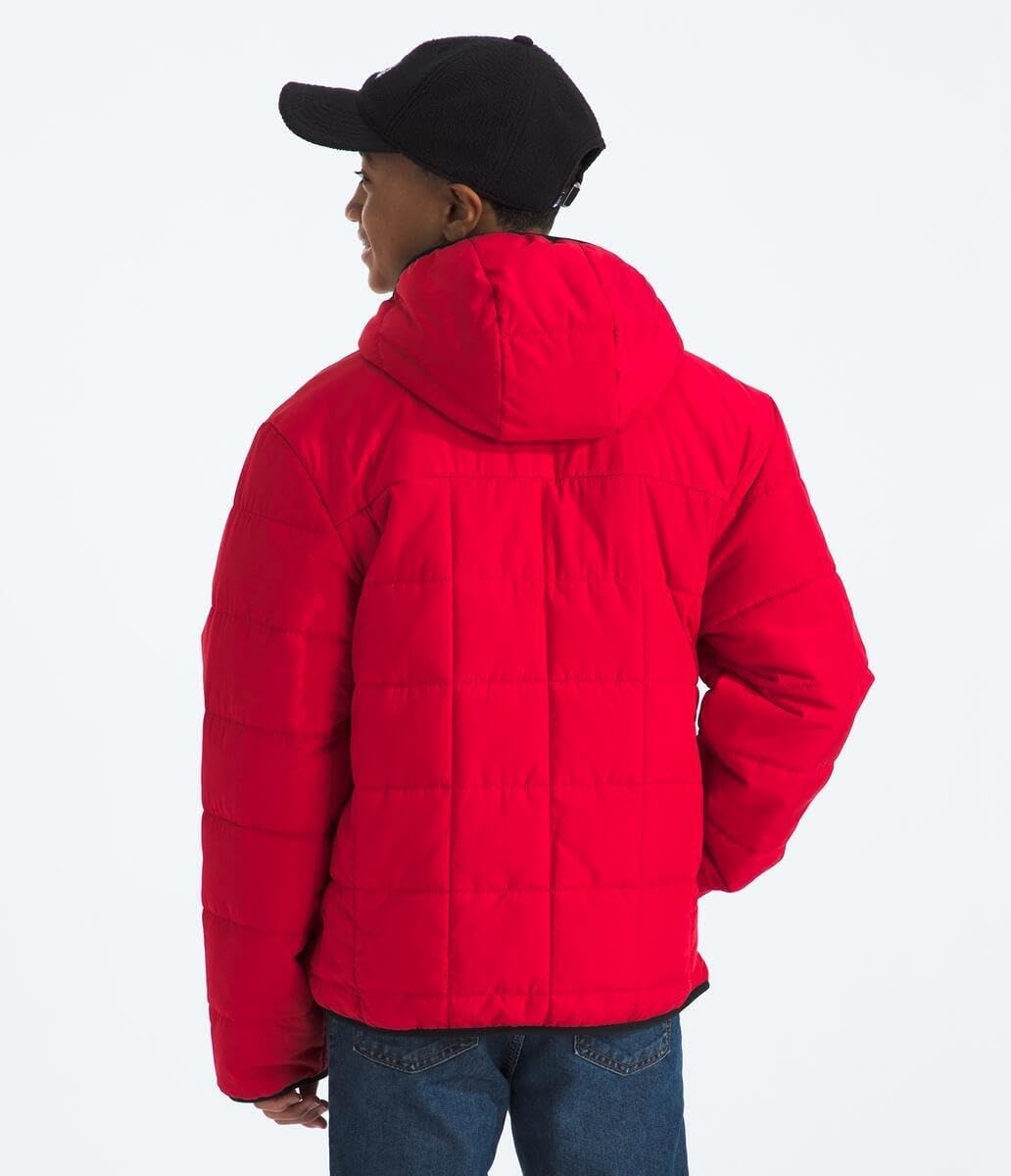 image:imageThe North Face Boys Reversible Shasta Full Zip Hooded JacketTnf Red