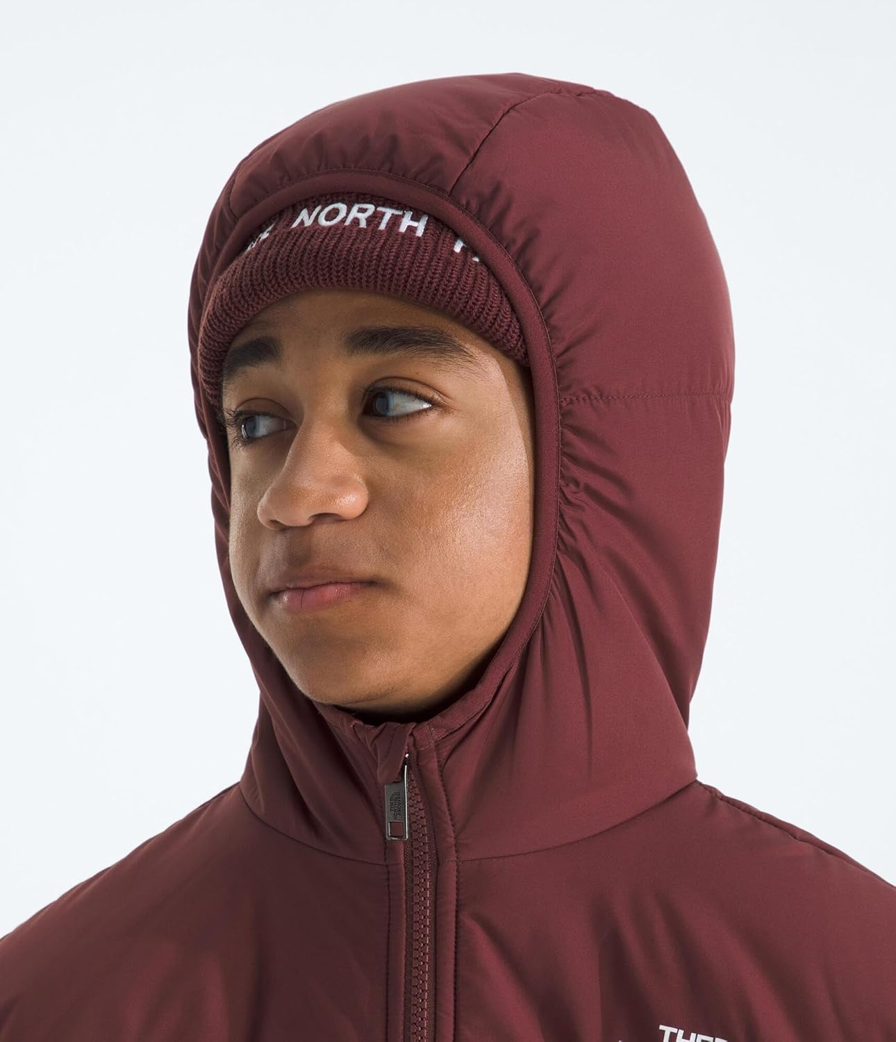image:imageThe North Face Boys Reversible Shasta Full Zip Hooded JacketTnf RedSumac