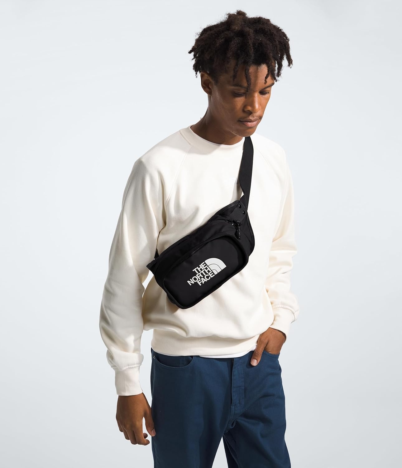 image:imageThe North Face Explore Hip Fanny Pack Crossbody Sling with Water Repellent Finish 3 Liters Adjustable Strap TNF BlackTNF WhiteNPF One SizeTNF BlackTNF WhiteNPF