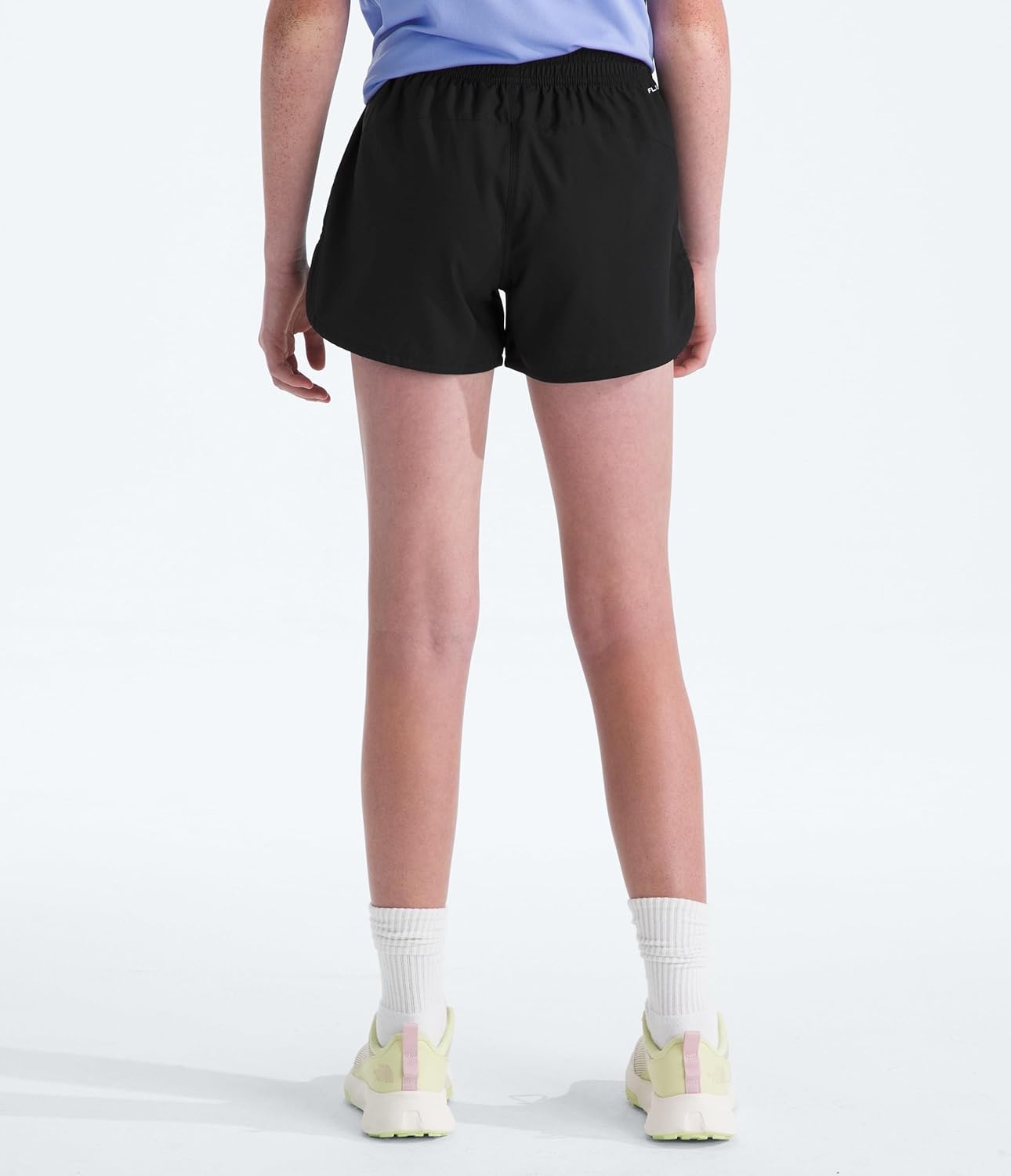 image:imageThe North Face Girls Flex Woven Short Breathable Athletic Shorts Moisture Wicking Fabric Elastic WaistbandTnf Black