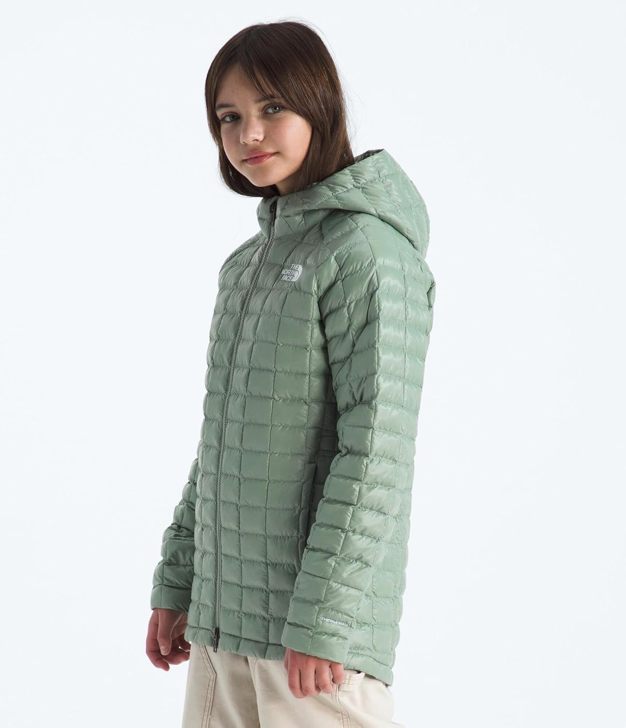 image:imageThe North Face Girls Thermoball ParkaSlate Moss