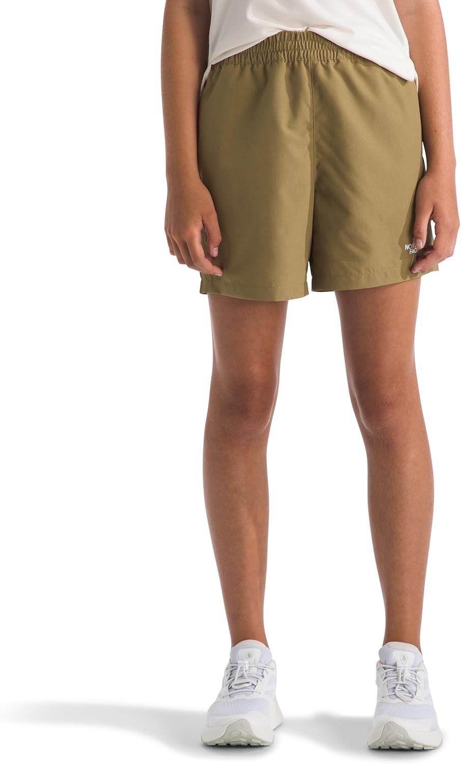 image:imageThe North Face Kids Class V 5 Short  Moisture Wicking Elastic Waistband Adjustable Drawcord ColorChanging DesignCedar Logo Weather Topo Phantom Print