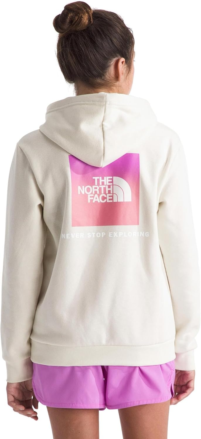 image:imageThe North Face Kids Evolution Box Logo Nse Pullover Hoodie Hooded Sweatshirt for Boys amp Girls Kangaroo Hand PocketWhite Dune