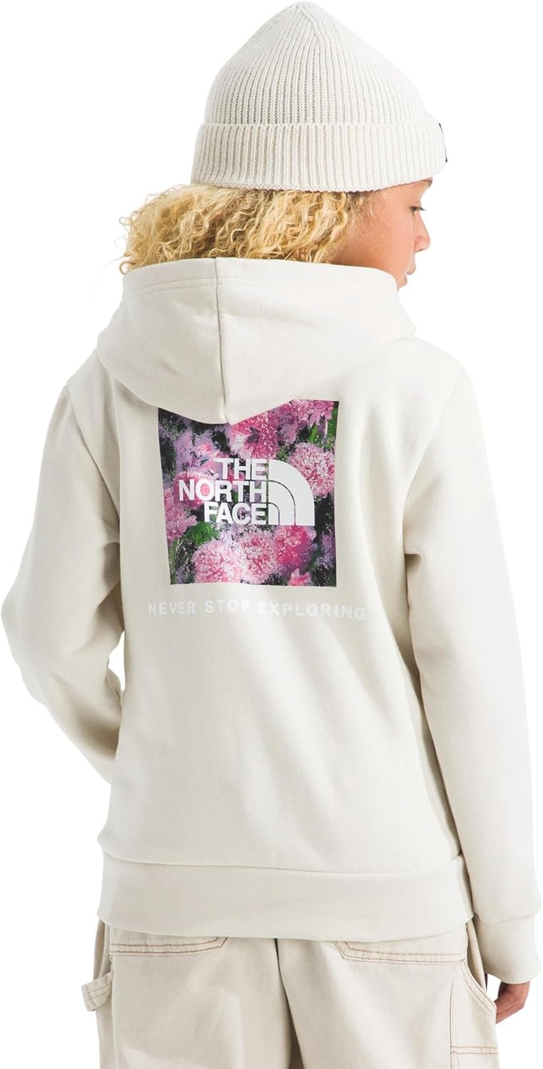 image:imageThe North Face Kids Evolution Box Nse Pullover Graphic HoodieWhite Dune