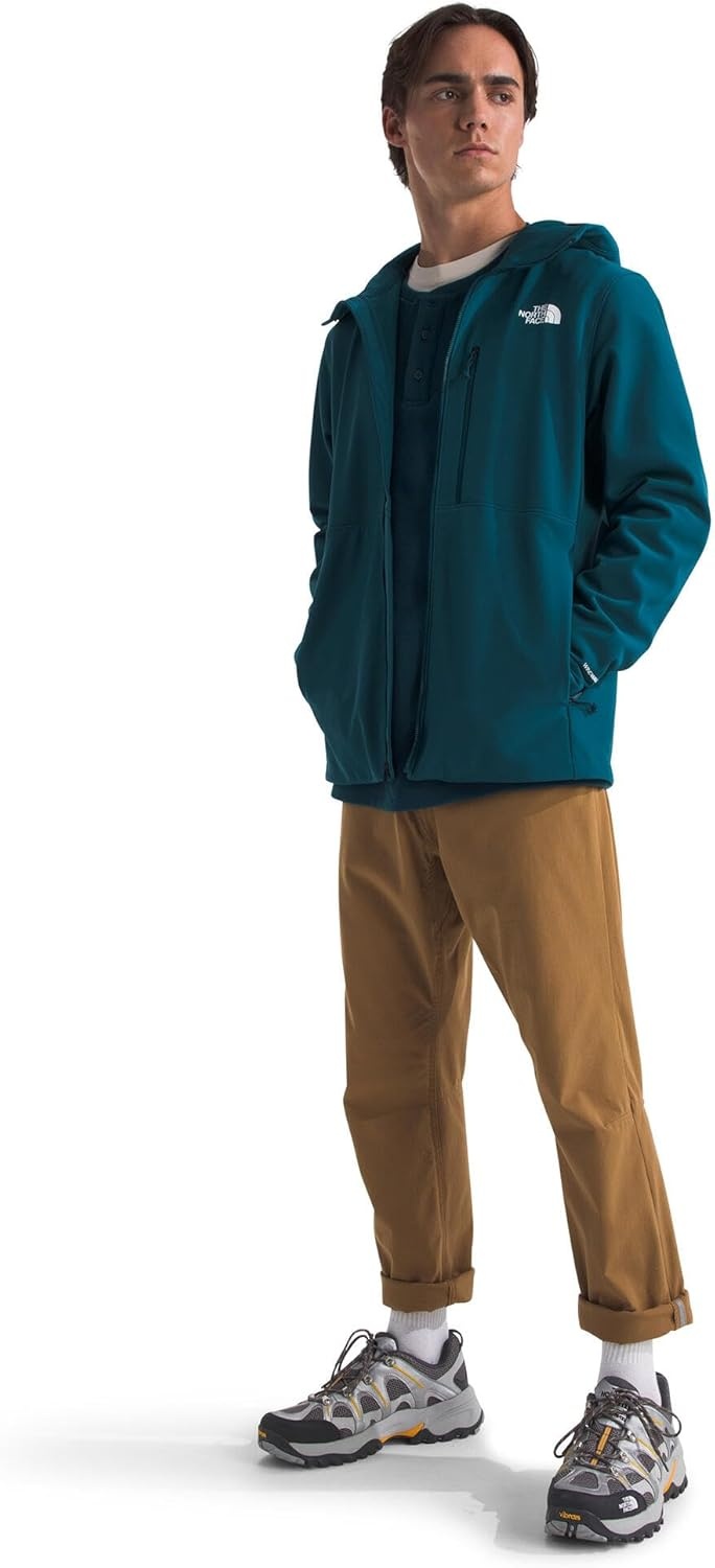 image:imageThe North Face Mens Apex Bionic 3 DWR Softshell Hooded Jacket PFAS FreeMidnight Petrol