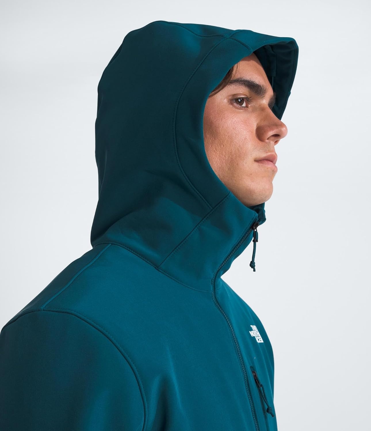 image:imageThe North Face Mens Apex Bionic 3 DWR Softshell Hooded Jacket PFAS FreeMidnight Petrol