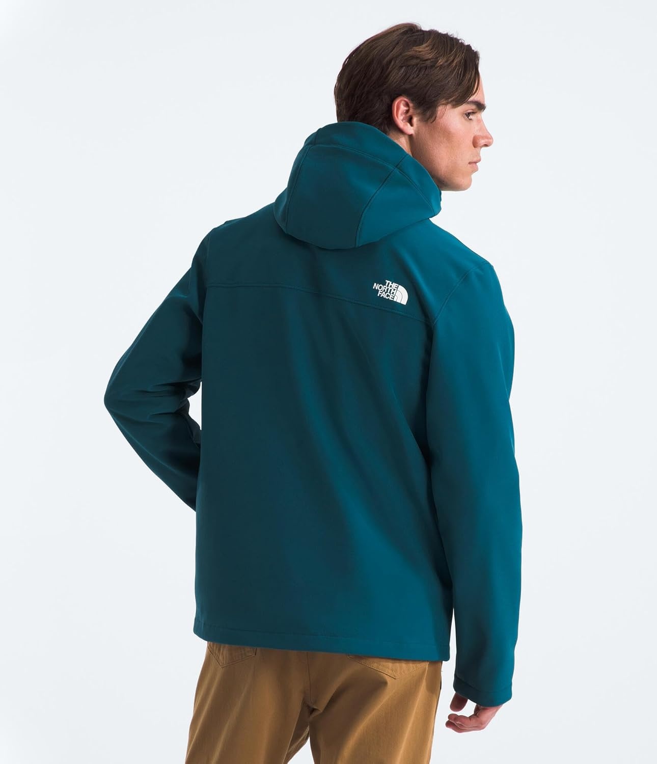 image:imageThe North Face Mens Apex Bionic 3 DWR Softshell Hooded Jacket PFAS FreeMidnight Petrol