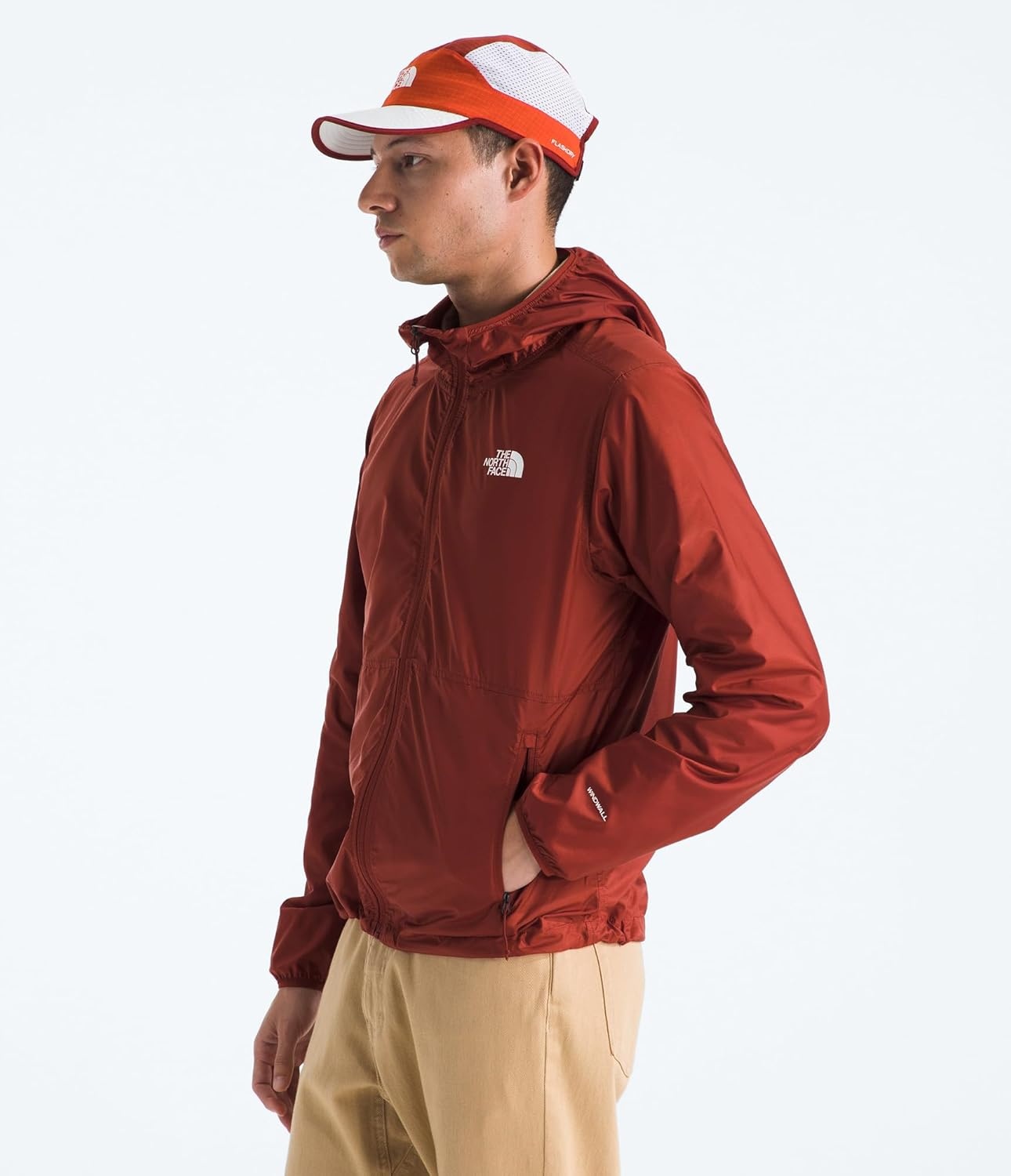 image:imageThe North Face Mens Tnf Cyclone Wind Jacket Wind Resistant Upf 40 Sun ProtectionIron Clay