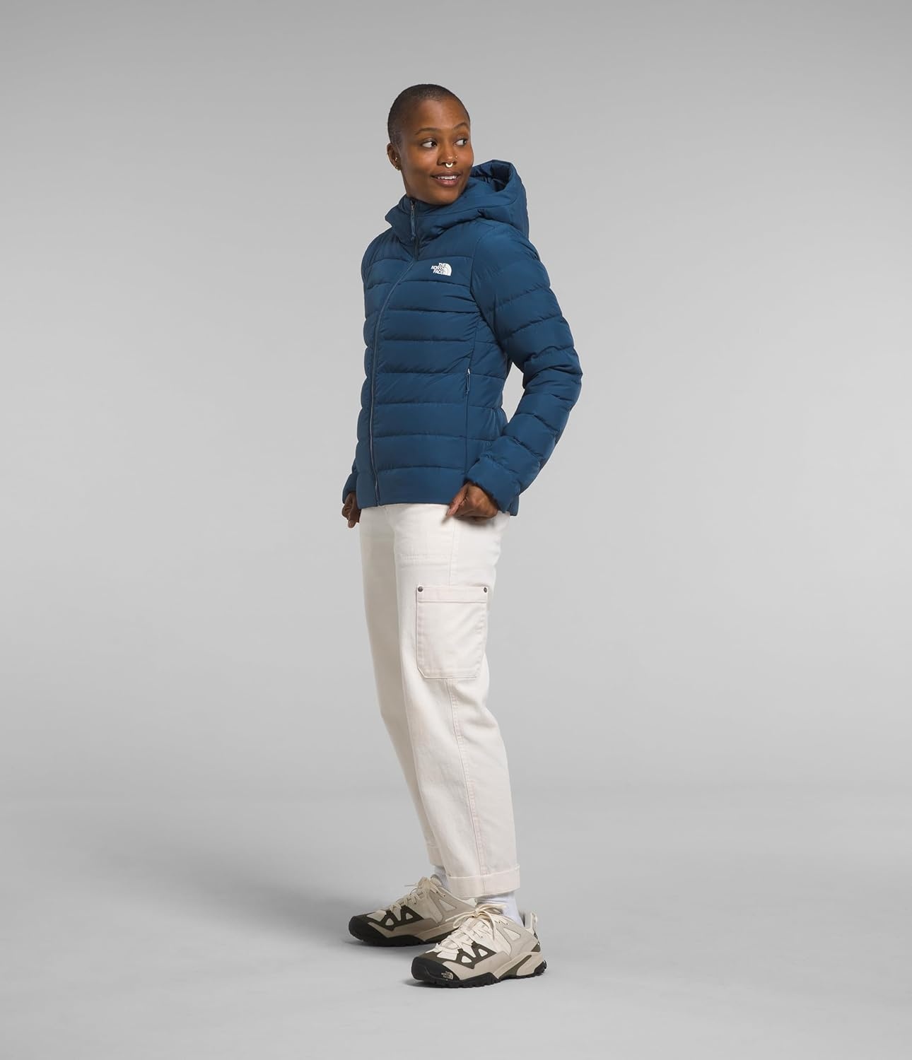 image:imageThe North Face Womens Aconcagua Down Insulated HoodieShady Blue