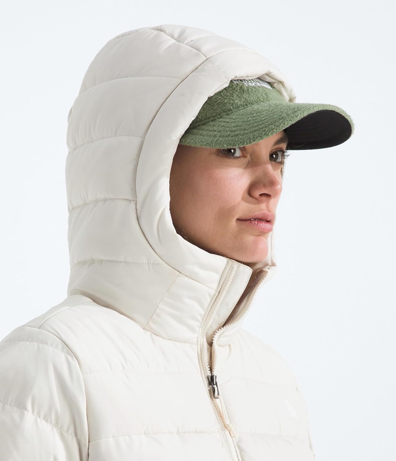 image:imageThe North Face Womens Aconcagua Down Insulated HoodieWhite Dune