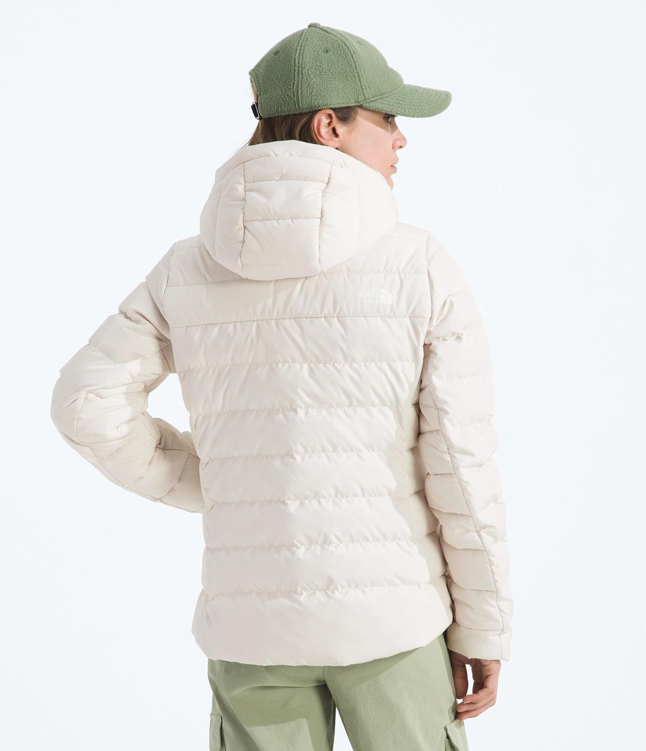 image:imageThe North Face Womens Aconcagua Down Insulated HoodieWhite Dune