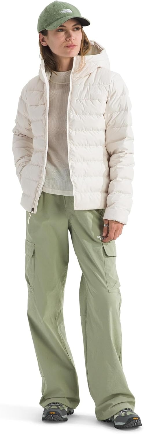 image:imageThe North Face Womens Aconcagua Down Insulated HoodieWhite Dune