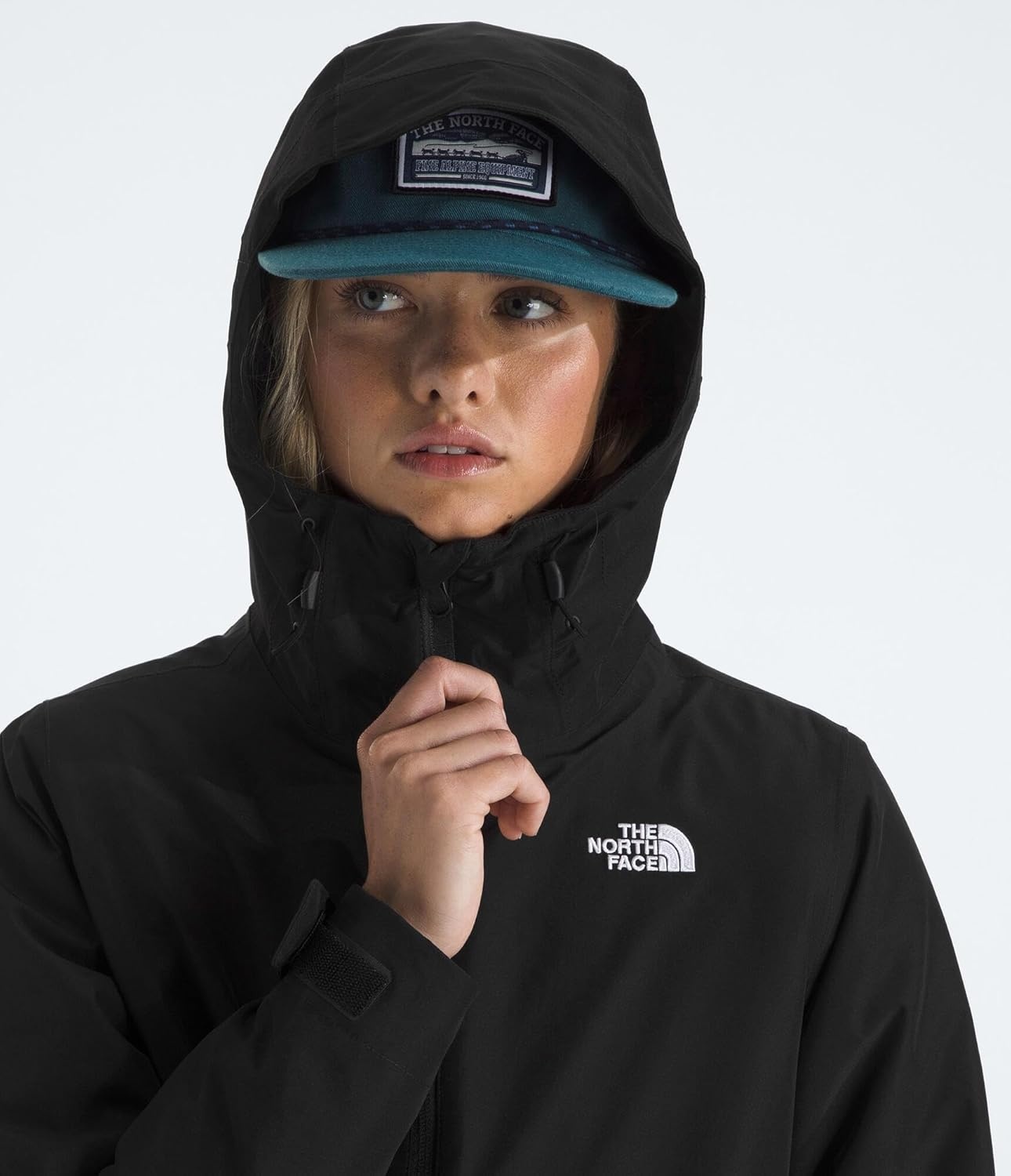 image:imageThe North Face Womens Carto Mono Triclimate Hooded Jacket Insulated Winter Coat Wind amp Water Resistant Adjustable Hood With Cinch Cord