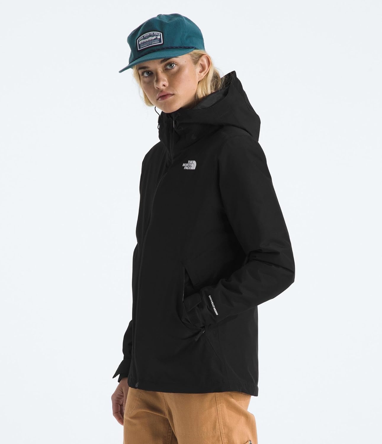 image:imageThe North Face Womens Carto Mono Triclimate Hooded Jacket Insulated Winter Coat Wind amp Water Resistant Adjustable Hood With Cinch Cord
