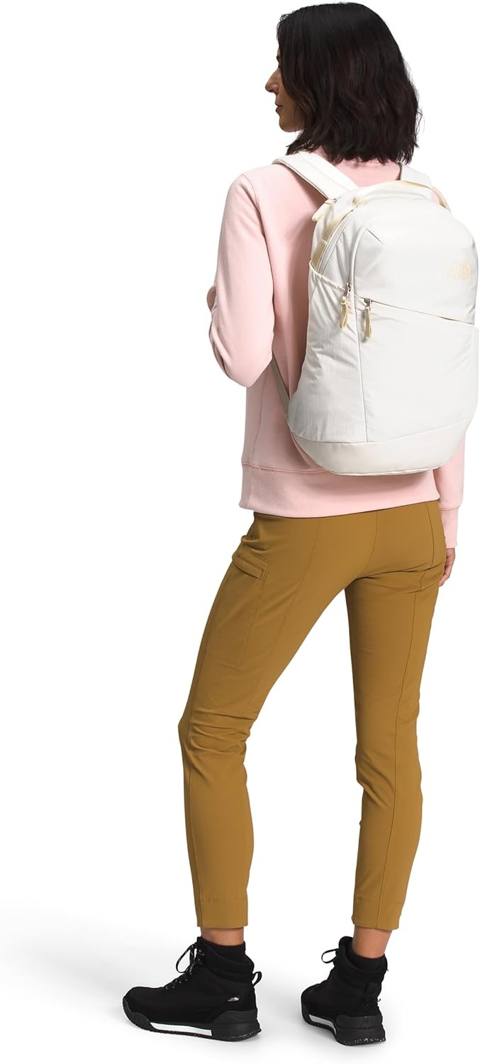 image:imageThe North Face Womens Isabella 30 Backpack Everyday Travel Bag with 16 Laptop Sleeve WaterRepellent Finish WomenSpecific Fit Blue Eclipse Light HeatherTNF White One SizeGardenia White Dark HeatherGravel