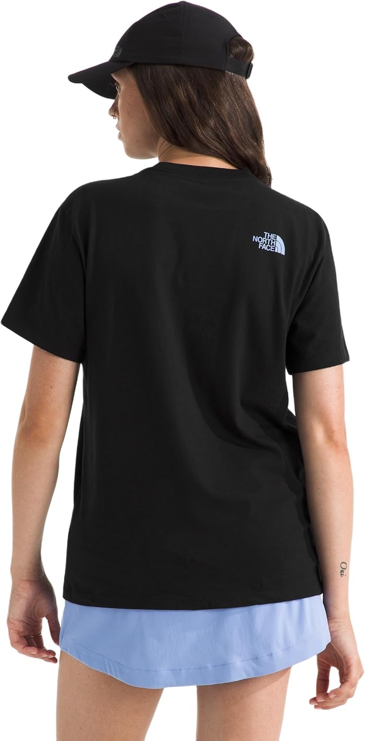 image:imageThe North Face Womens Wildflower Mountain ShortSleeve Tee Casual Stylish Graphic TShirt Relaxed Fit Cotton FabricTnf Black
