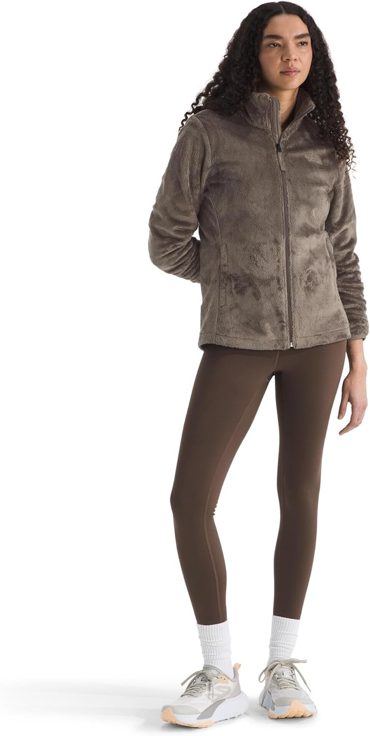 image:imageThe North Face womens Osito Full Zip Fleece Jacket Standard amp Plus Size Soft amp Lightweight Fleece Secure Zip PocketsMocha Brown