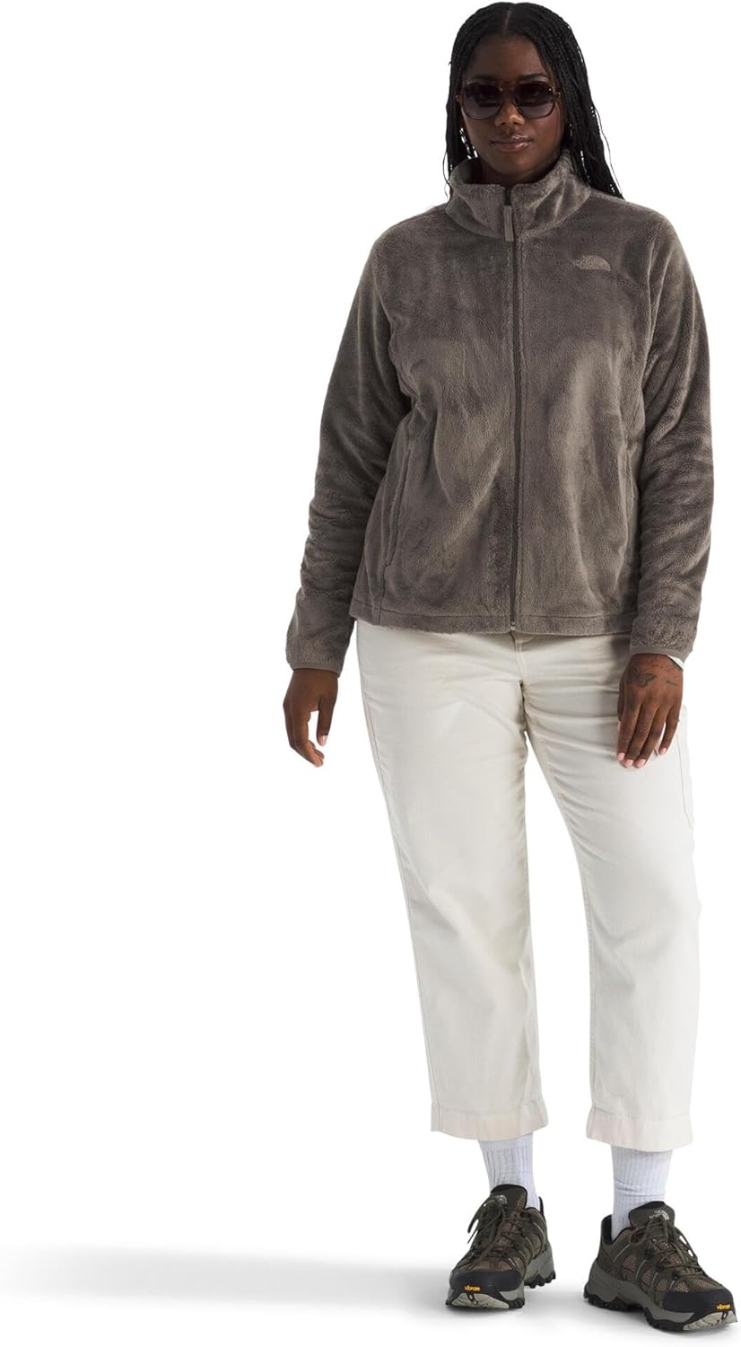 image:imageThe North Face womens Osito Full Zip Fleece Jacket Standard amp Plus Size Soft amp Lightweight Fleece Secure Zip PocketsMocha Brown