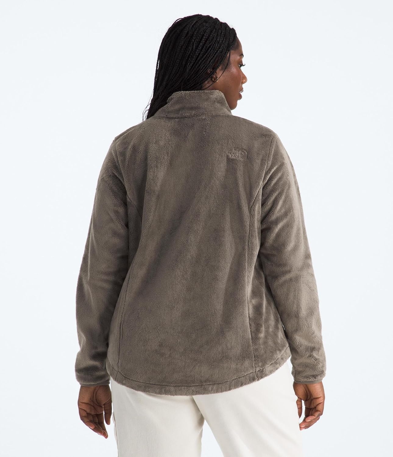 image:imageThe North Face womens Osito Full Zip Fleece Jacket Standard amp Plus Size Soft amp Lightweight Fleece Secure Zip PocketsMocha Brown