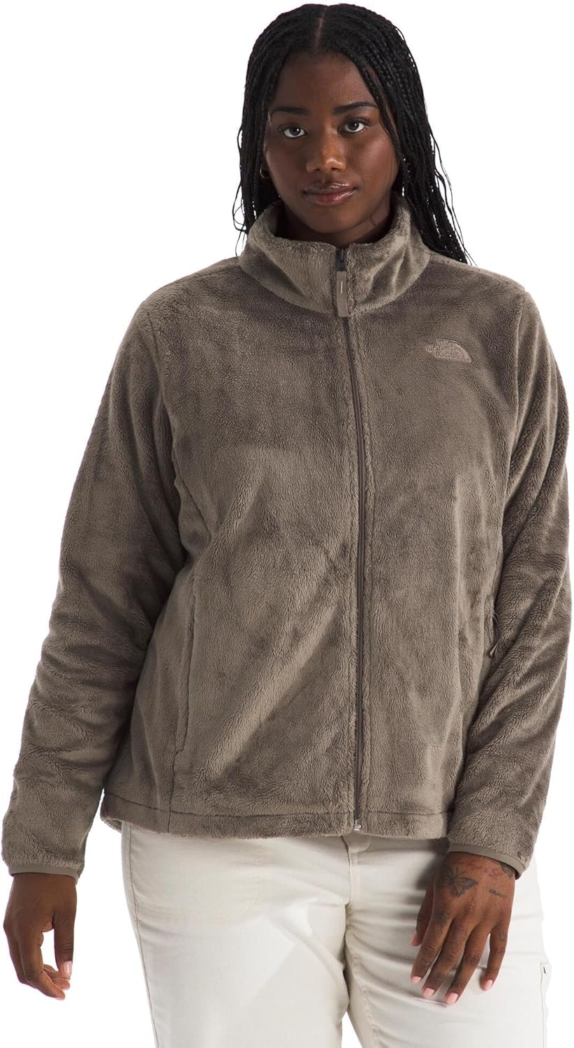 image:imageThe North Face womens Osito Full Zip Fleece Jacket Standard amp Plus Size Soft amp Lightweight Fleece Secure Zip PocketsMocha Brown