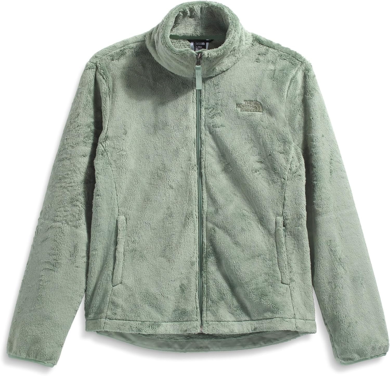 image:imageThe North Face womens Osito Full Zip Fleece Jacket Standard amp Plus Size Soft amp Lightweight Fleece Secure Zip PocketsSlate Moss