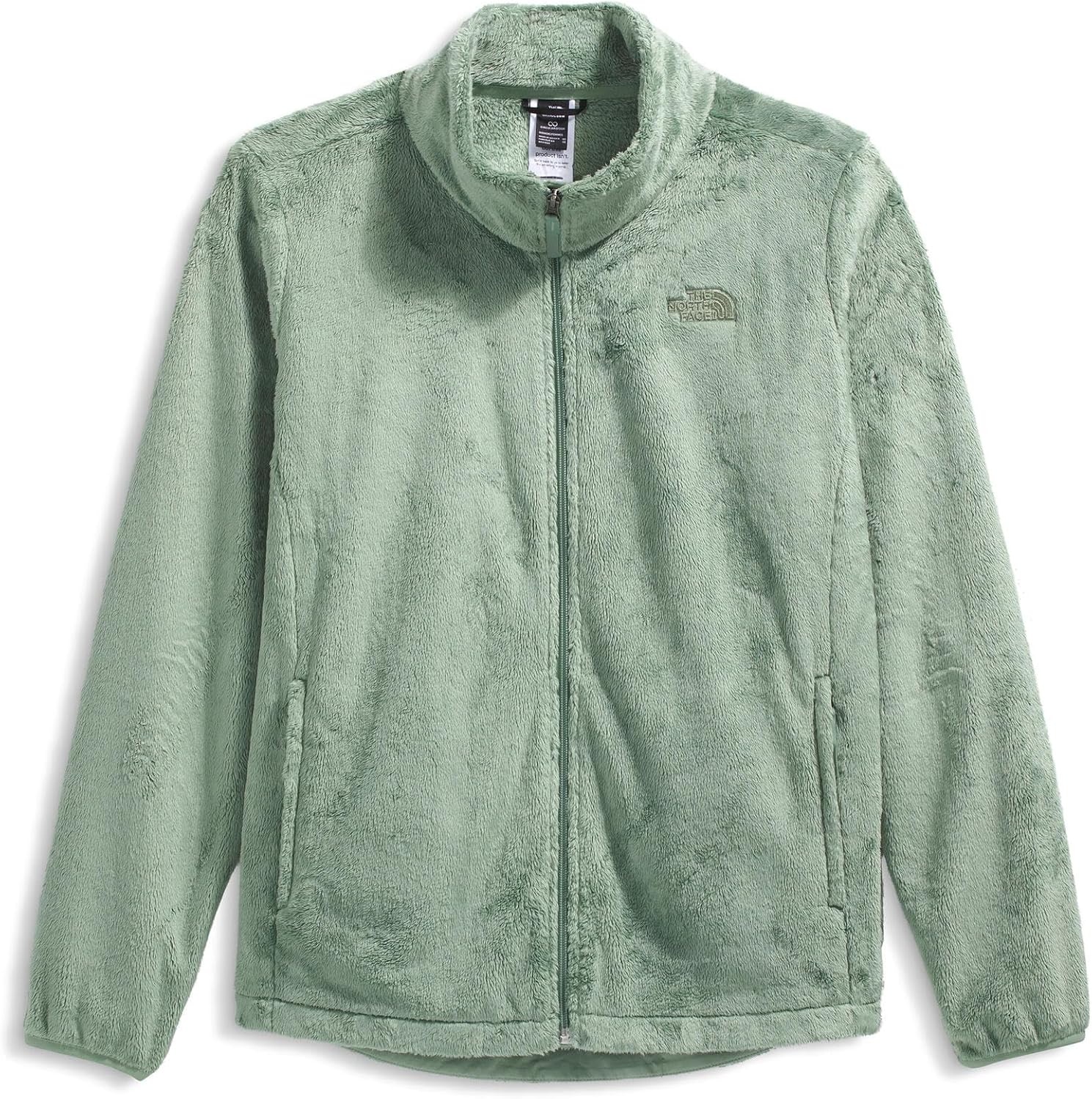 image:imageThe North Face womens Osito Full Zip Fleece Jacket Standard amp Plus Size Soft amp Lightweight Fleece Secure Zip PocketsSlate Moss