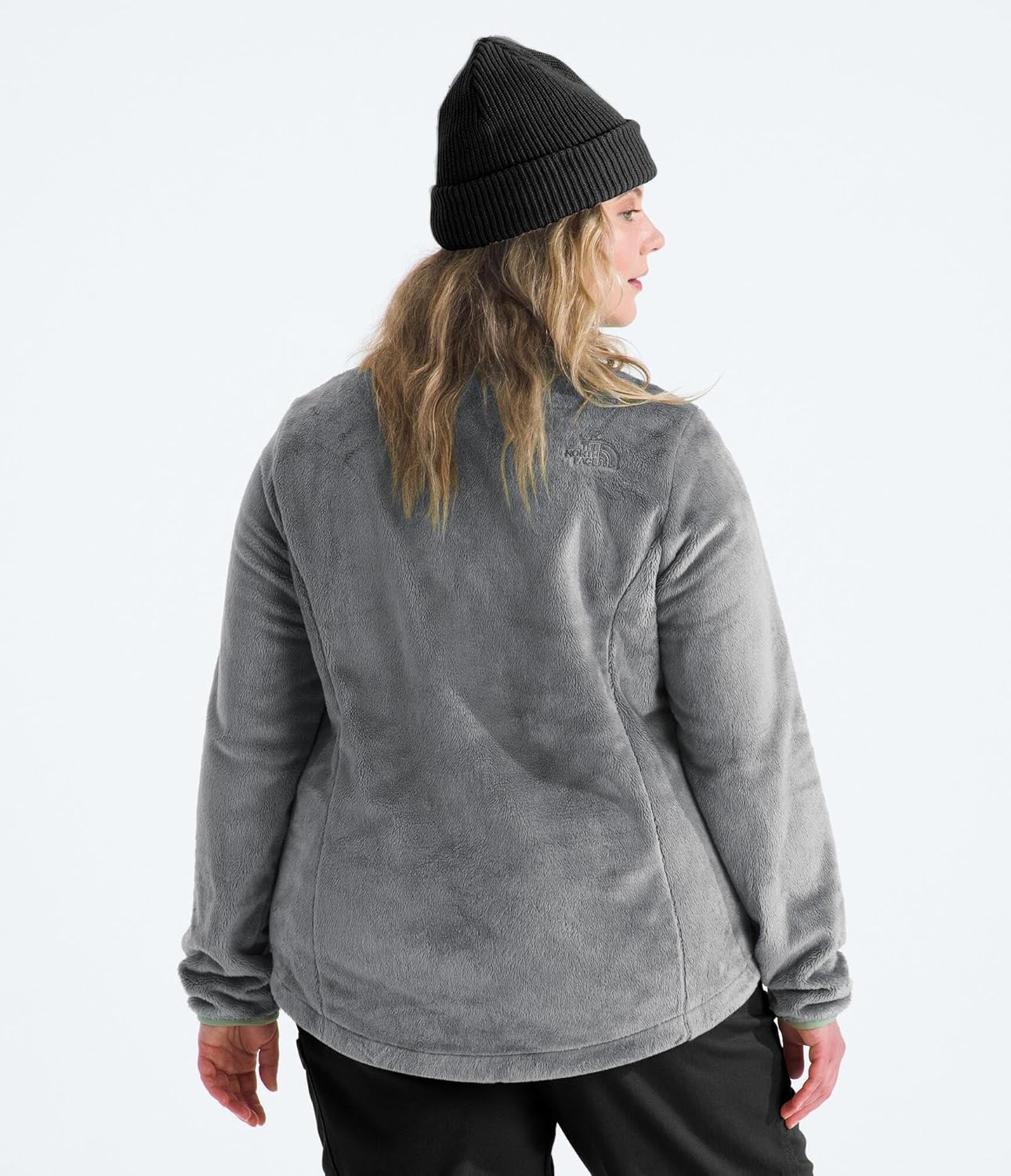 image:imageThe North Face womens Osito Full Zip Fleece Jacket Standard amp Plus Size Soft amp Lightweight Fleece Secure Zip PocketsSmoked Pearl