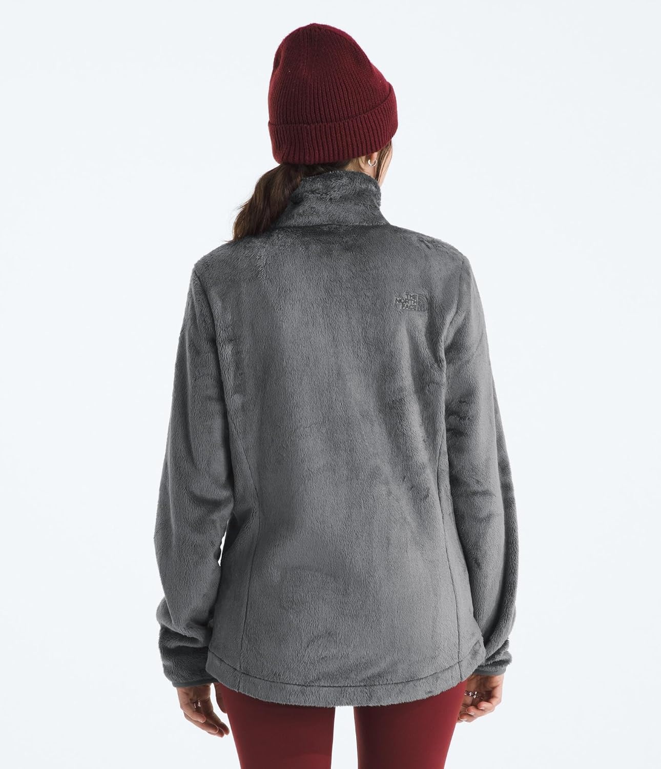 image:imageThe North Face womens Osito Full Zip Fleece Jacket Standard amp Plus Size Soft amp Lightweight Fleece Secure Zip PocketsSmoked Pearl