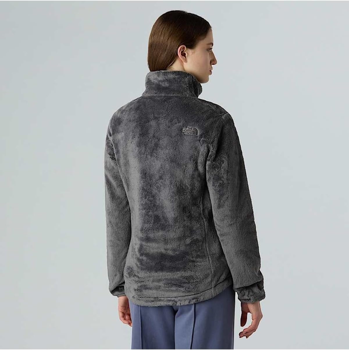 image:imageThe North Face womens Osito Full Zip Fleece Jacket Standard amp Plus Size Soft amp Lightweight Fleece Secure Zip PocketsSmoked Pearl