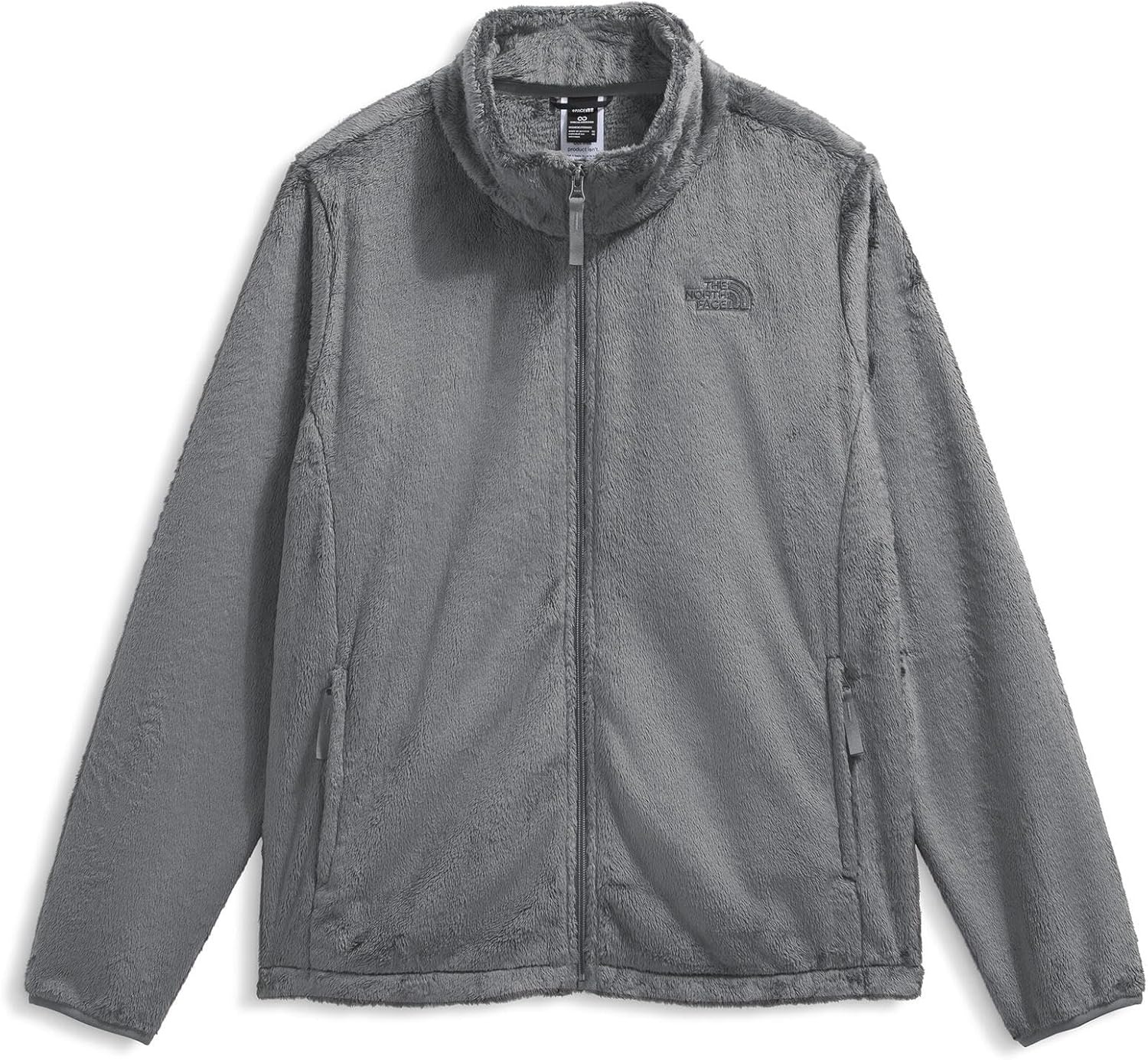 image:imageThe North Face womens Osito Full Zip Fleece Jacket Standard amp Plus Size Soft amp Lightweight Fleece Secure Zip PocketsSmoked Pearl