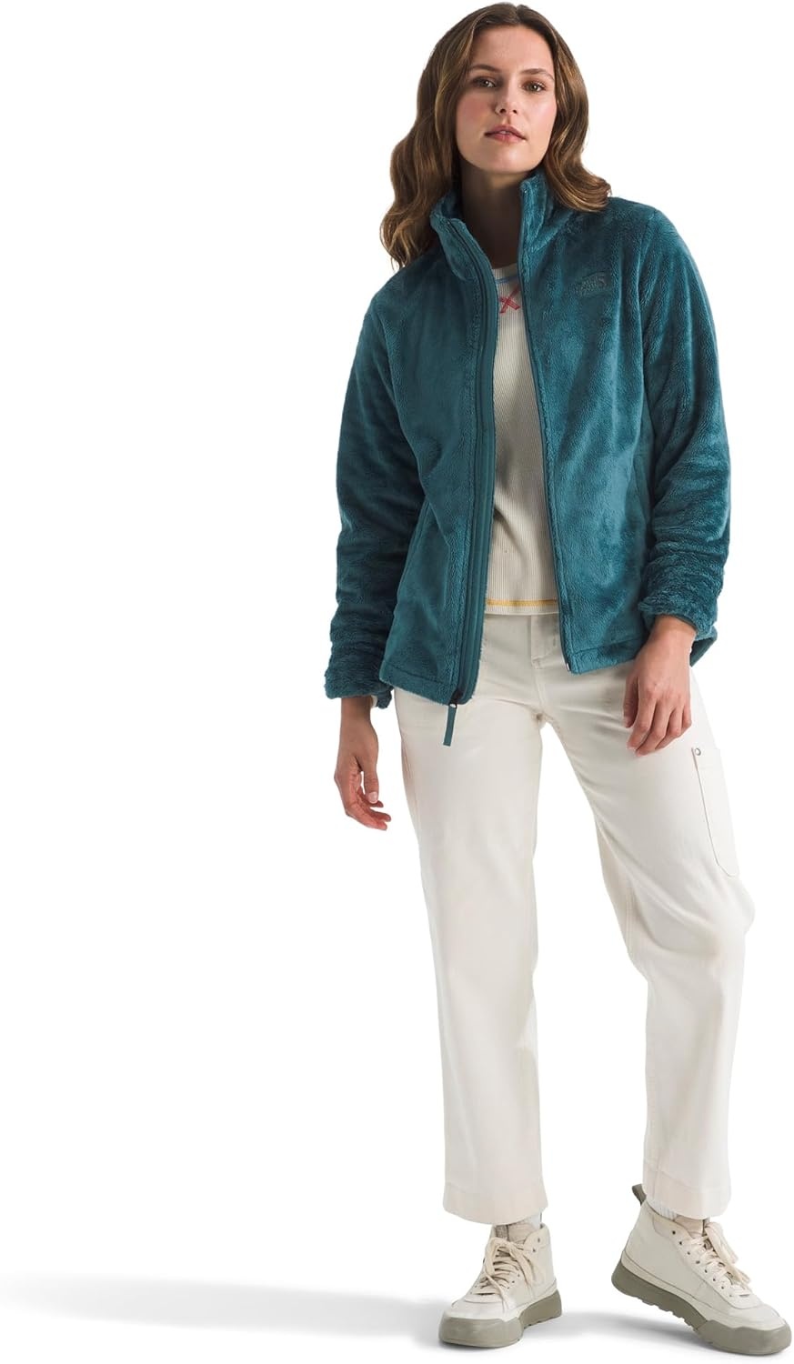 image:imageThe North Face womens Osito Full Zip Fleece Jacket Standard amp Plus Size Soft amp Lightweight Fleece Secure Zip PocketsSpace