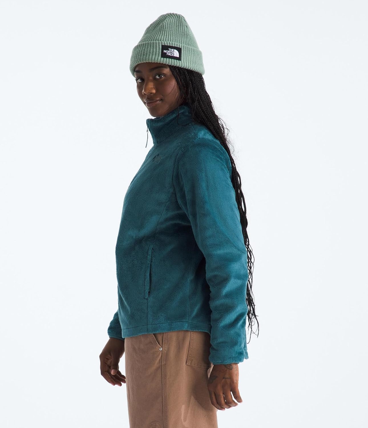 image:imageThe North Face womens Osito Full Zip Fleece Jacket Standard amp Plus Size Soft amp Lightweight Fleece Secure Zip PocketsSpace