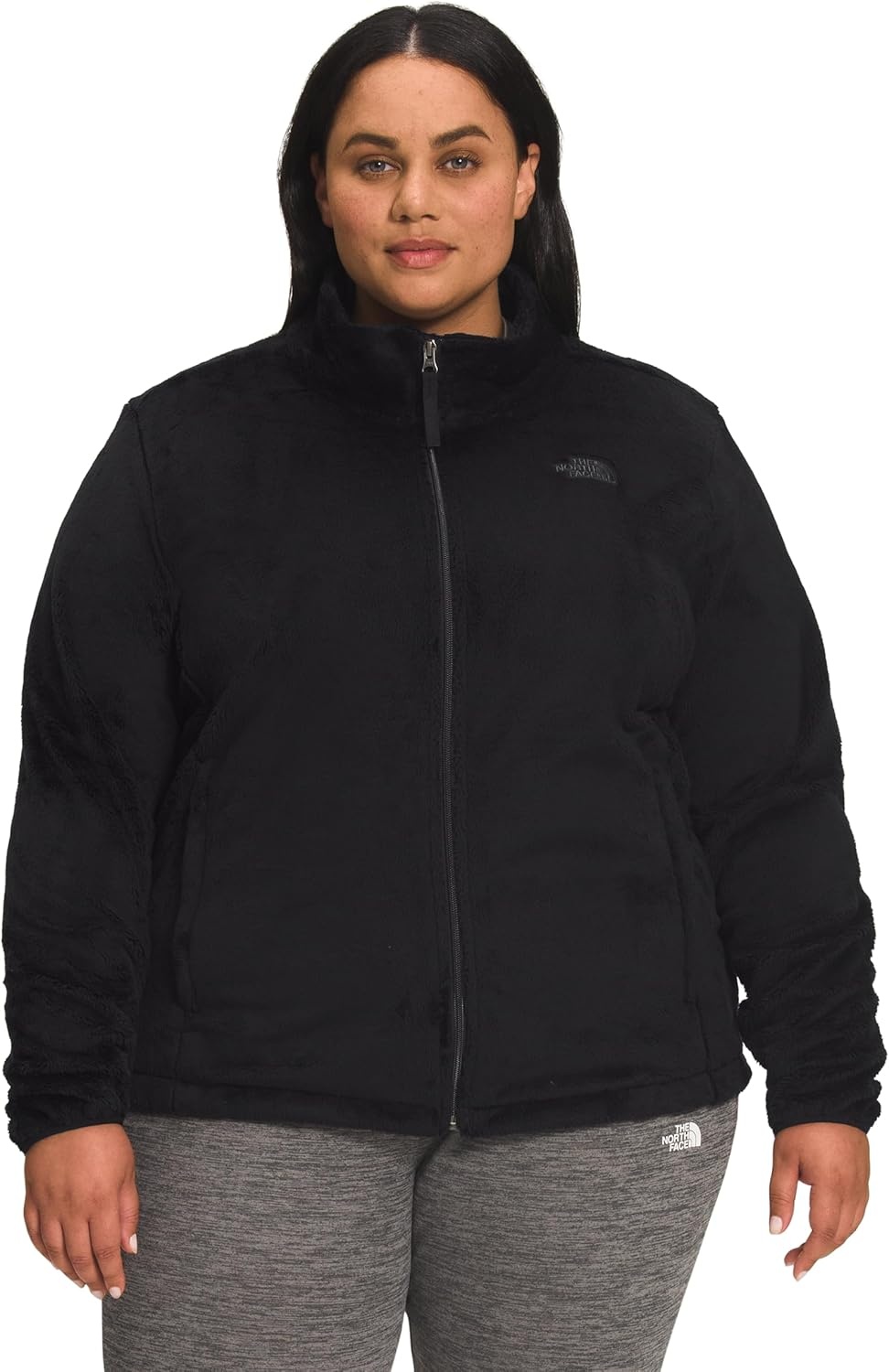 image:imageThe North Face womens Osito Full Zip Fleece Jacket Standard amp Plus Size Soft amp Lightweight Fleece Secure Zip PocketsTnf Blacknpf