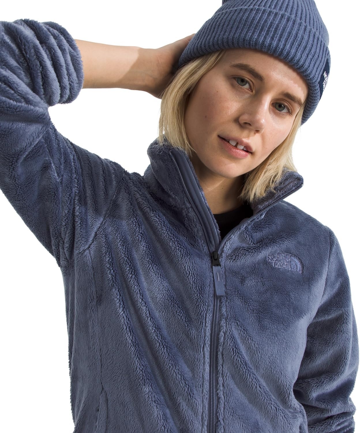 image:imageThe North Face womens Osito Full Zip Fleece Jacket Standard amp Plus Size Soft amp Lightweight Fleece Secure Zip PocketsTwilight Galaxy