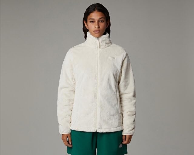 image:imageThe North Face womens Osito Full Zip Fleece Jacket Standard amp Plus Size Soft amp Lightweight Fleece Secure Zip PocketsWhite Dune
