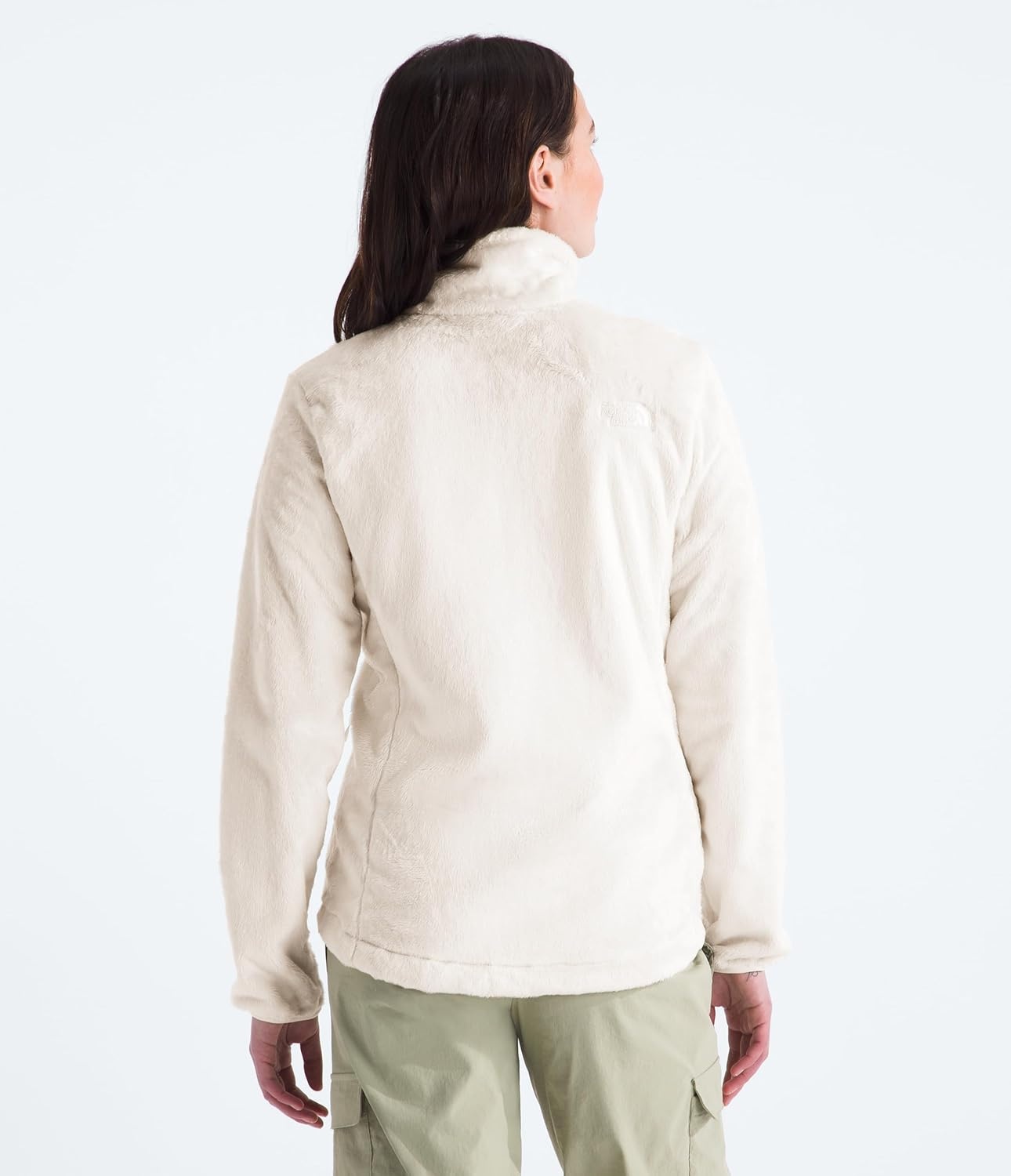 image:imageThe North Face womens Osito Full Zip Fleece Jacket Standard amp Plus Size Soft amp Lightweight Fleece Secure Zip PocketsWhite Dune