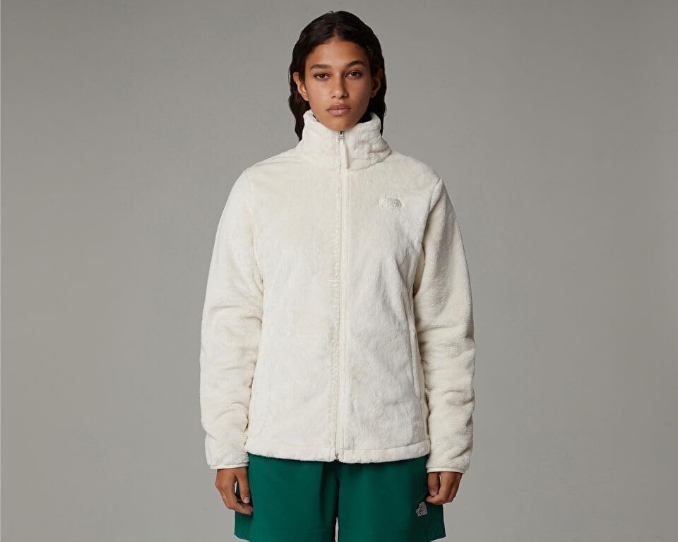 image:imageThe North Face womens Osito Full Zip Fleece Jacket Standard amp Plus Size Soft amp Lightweight Fleece Secure Zip PocketsWhite Dune