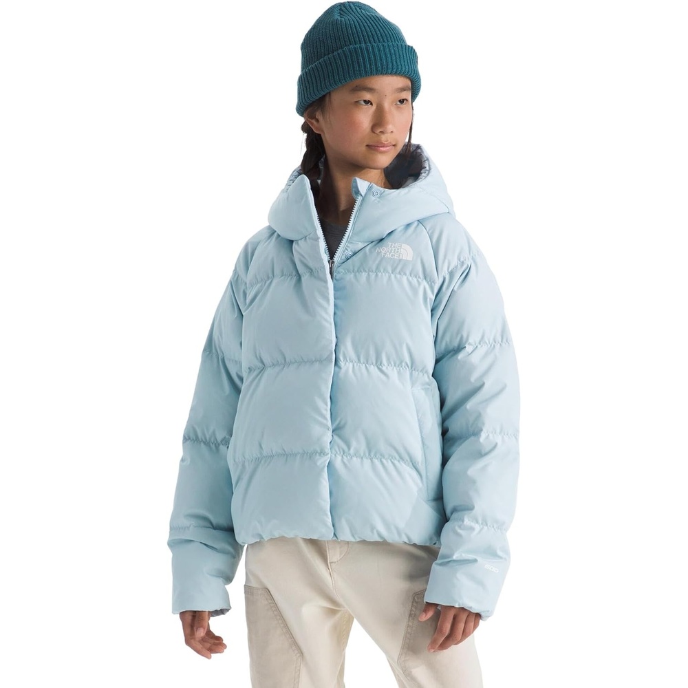 image:imageNorth Down Hooded Jacket GirlsPolar Haze