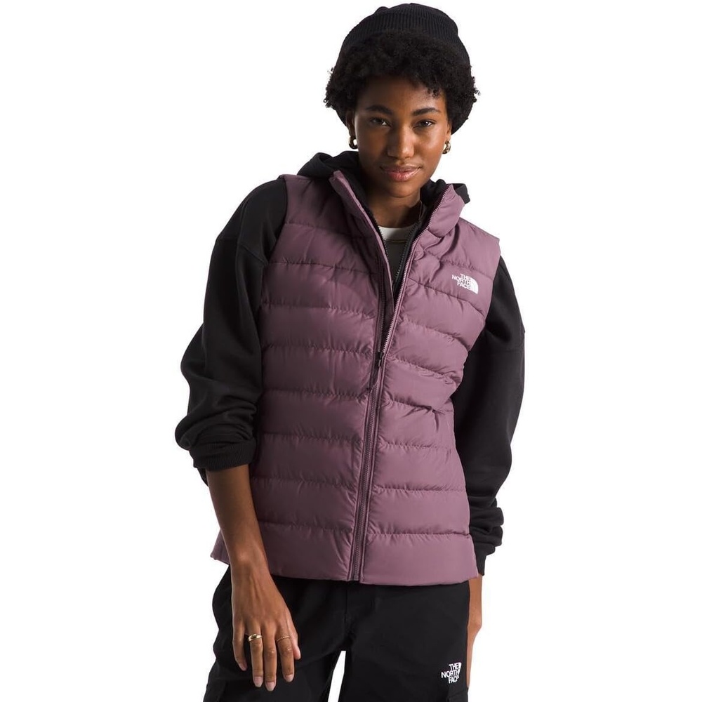 image:imageTHE NORTH FACE Womens Aconcagua 3 Insulated Vest Wind Resistant Water Repellent 600 Fill Waterfowl Down InsulationMidnight Mauve