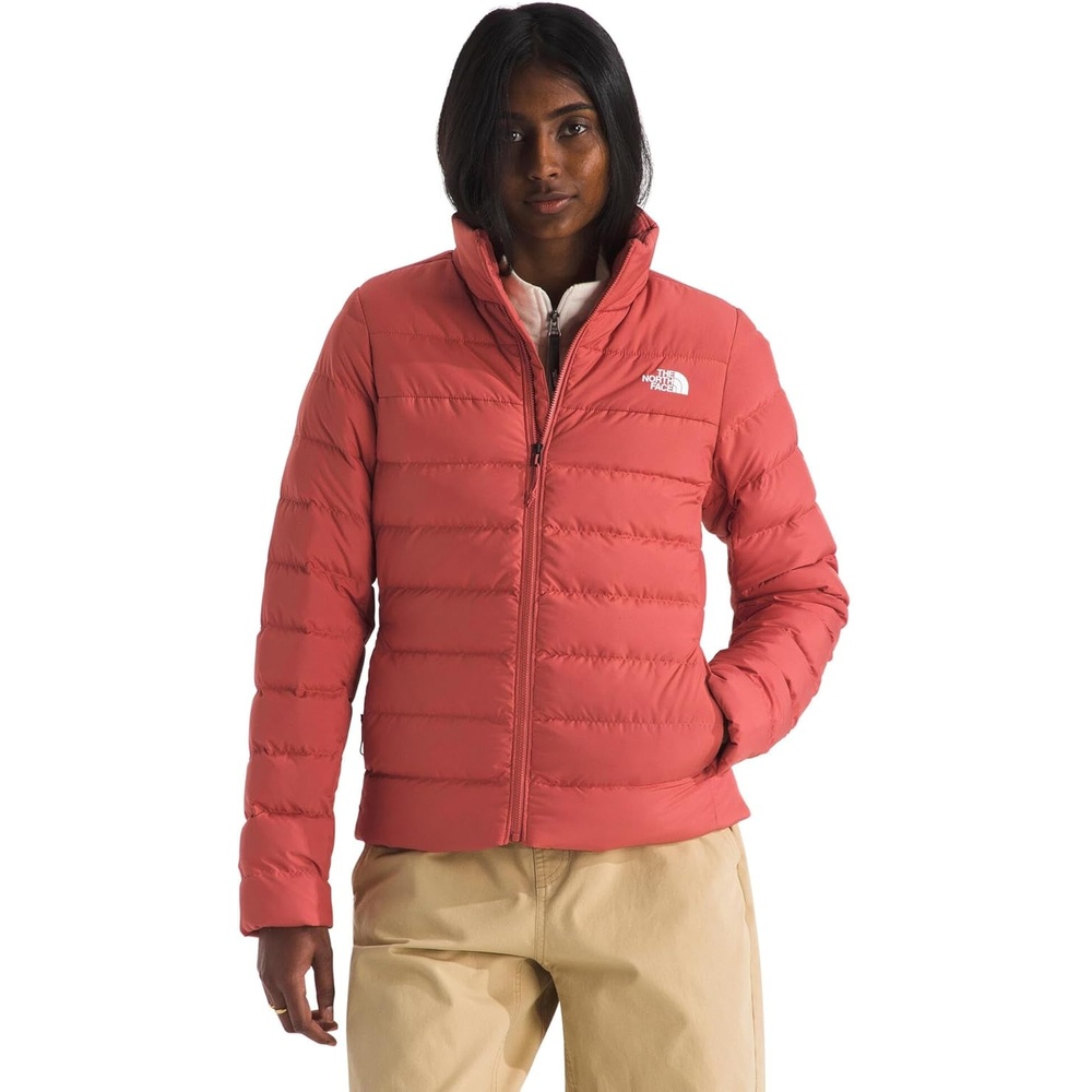 image:imageTHE NORTH FACE Womens Aconcagua 3 Jacket Wind Resistant Water Repellent 600 Fill Waterfowl Down InsulationMars Dust
